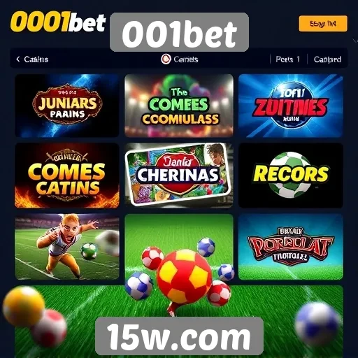 Análise de jogos disponíveis no site 001bet