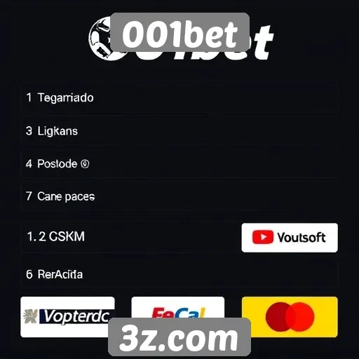 Métodos de pagamento disponíveis no 001bet