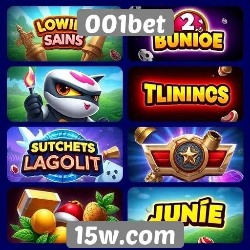 Tipos de jogos disponíveis na plataforma 001bet