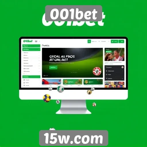 Análise da interface do usuário no site 001bet